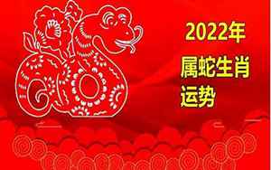 属蛇2022运势及运程详解(2022年属蛇的全年运程)