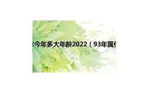 93年今年多少周岁(1993年10月到2022年10月多大了)