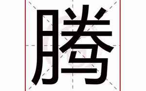 腾字五行属什么(腾字在名字里的含义)