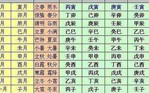 八字年支和月令(如何自己排八字)