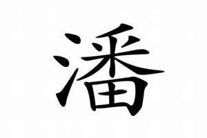 潘字起名字男生僻字大全(潘字起名字)