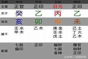 八字带贵人天乙将星天德月德(八字带贵)