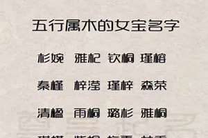 八字喜木最吉利的字(八字喜木的字有哪些)