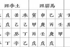 八字支藏干中的本气中气余气表(八字支藏干)