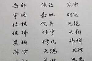 十三画的汉字取名常用字(十三画的字有哪些起名)