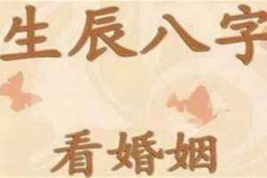 婚姻八字解析大全(婚姻八字解析)