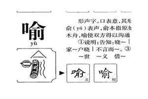 喻字起名的忌讳(喻字起名)