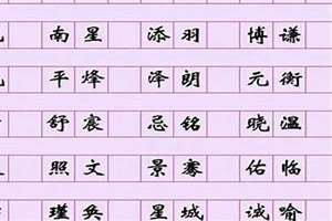 起名两百例(300起名字)