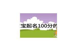 宝宝100分起名免费(宝宝起名100分的名字)