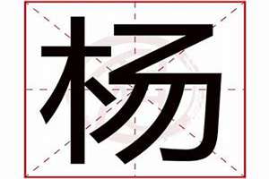 杨字起名男孩(以杨字起名)