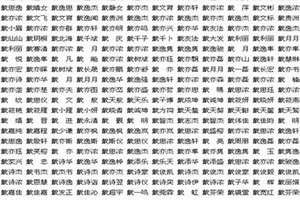 新疆女人名字大全集(人名字大全集2021)