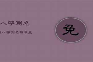 生辰八字五行测名免费(五行生辰八字测名打分)