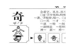 奇起名字的意义(奇起名)