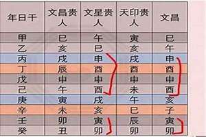 八字遇贵人看天干看地支(八字遇贵人)