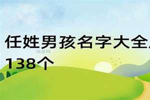 任姓男孩起名属猪的名字(任姓男孩起名属猪)