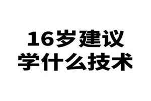 16岁建议学什么技术比较有发展前景(16岁建议学什么技术)