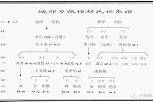 秦氏家谱字辈大全江苏(秦氏家谱字辈大全)