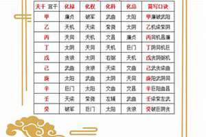 病房四化八字是什么意思(病房四化八字)