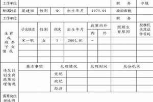 入党计划生育情况怎么填写(生育情况怎么填写)