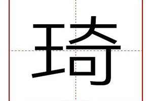 琦起名字含义(琦起名)